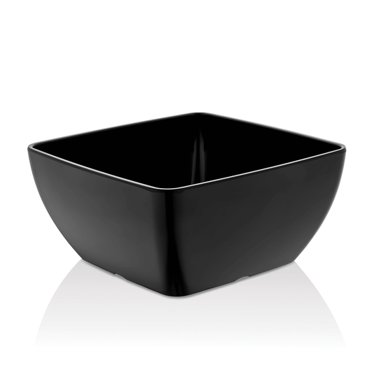 Melamine square bowl, black, 125x125x(h)65mm - Custom Wood DesignsBlack melamine square bowl by Fine Dine, 125x125mm with 65mm height, ideal for serving or display.Melamine bowl779583