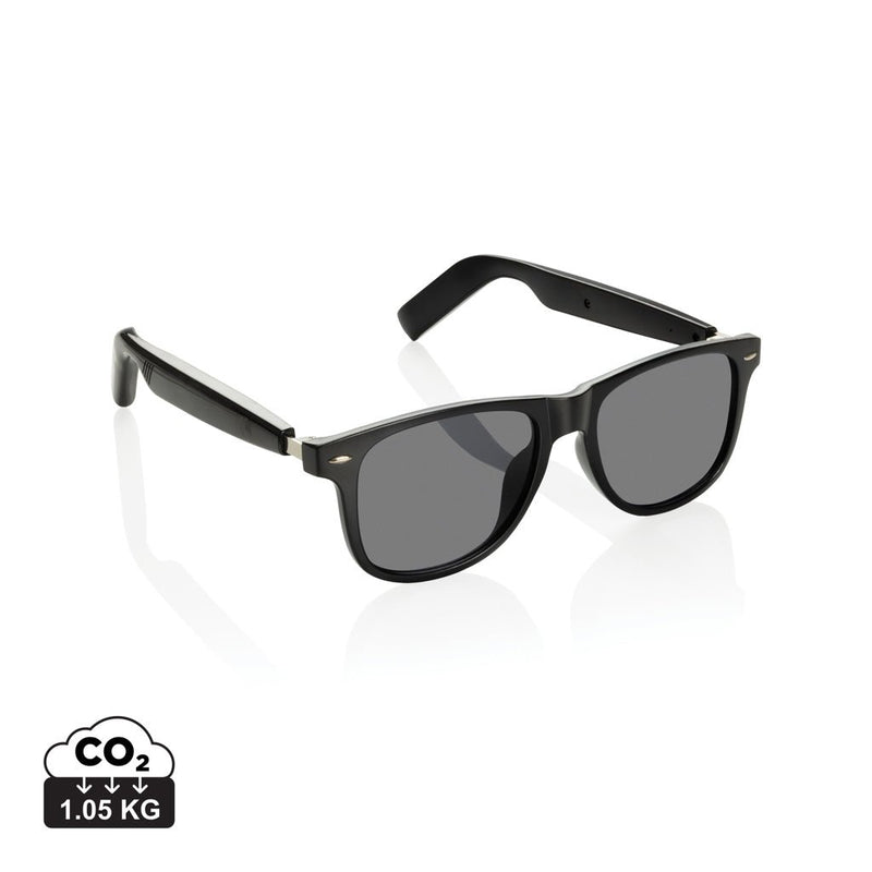 Load image into Gallery viewer, Miro AI-powered Audio Sunglasses with translation function - Custom Wood DesignsMiro AI-powered Audio Sunglasses with translation functionAudioP301.2901Polycarbonateblack
