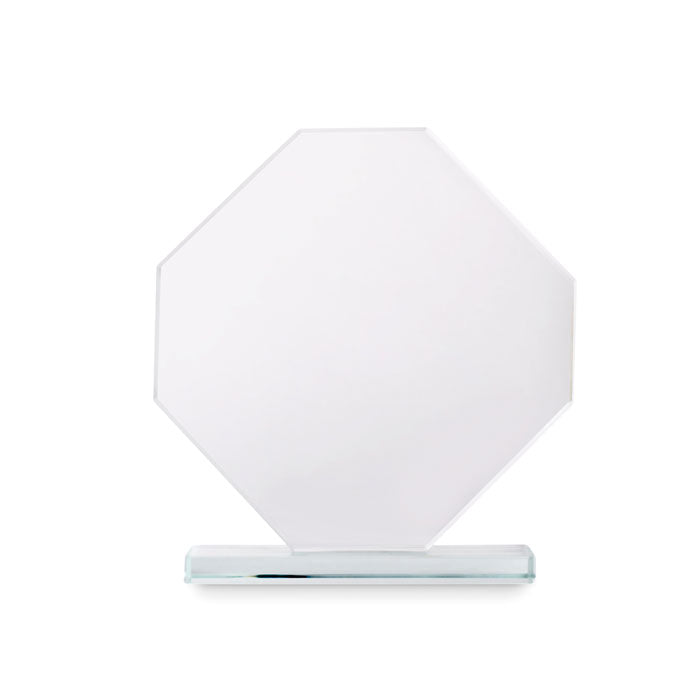Load image into Gallery viewer, Octagon crystal award presented in gift box
