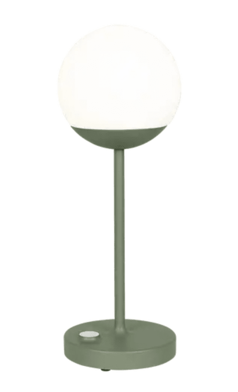 Load image into Gallery viewer, Fermob MOOON! wireless table lamp shaped like a cactus, with a sleek modern design and soft glow, suitable for outdoor use.

