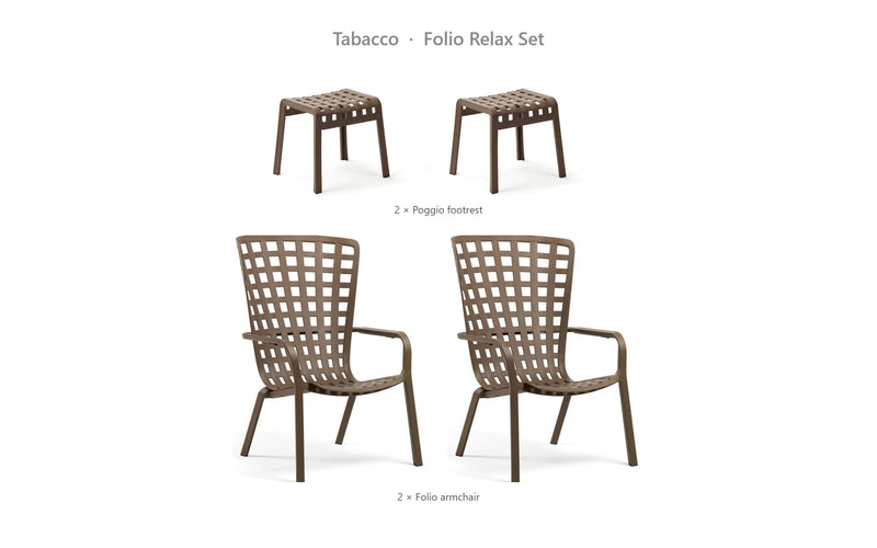 Load image into Gallery viewer, Nardi Folio Relax Set – Tabacco
