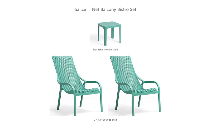Load image into Gallery viewer, Nardi Net Balcony Bistro Set – Salice
