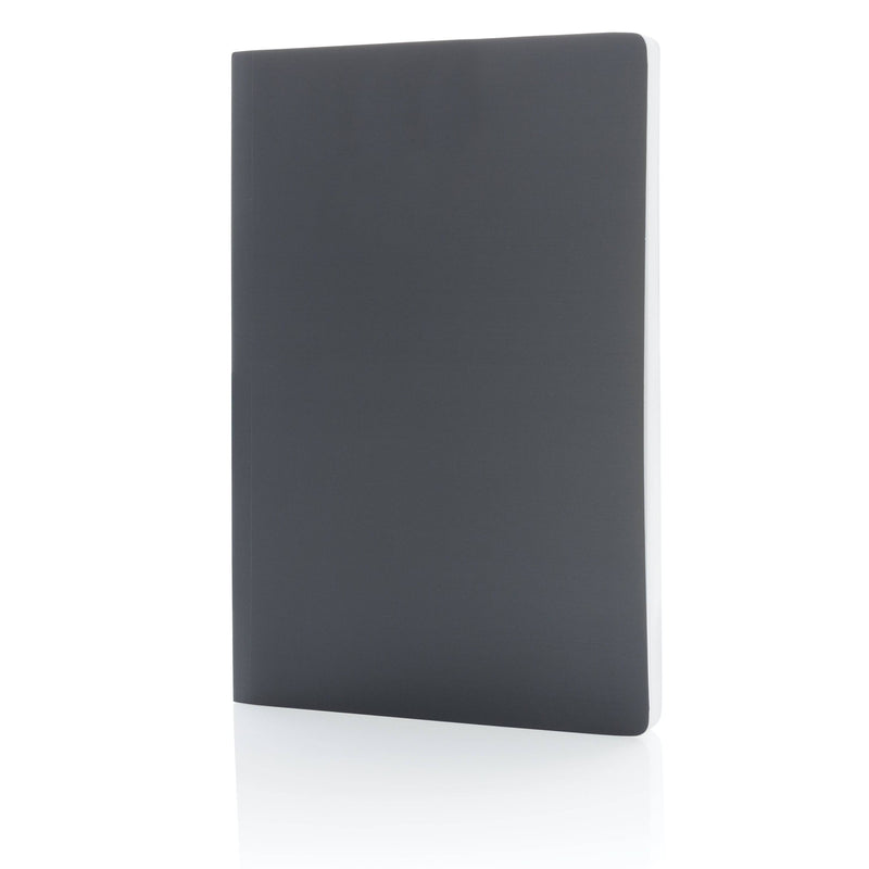 Load image into Gallery viewer, A5 Softcover stone paper notebook pack of 25 Anthracite Custom Wood Designs __label: Multibuy navy-a5-softcover-stone-paper-notebook-pack-of-25-56094979457367
