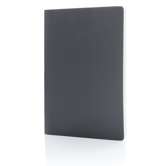 A5 Softcover stone paper notebook pack of 25 Anthracite Custom Wood Designs __label: Multibuy navy-a5-softcover-stone-paper-notebook-pack-of-25-56094979457367