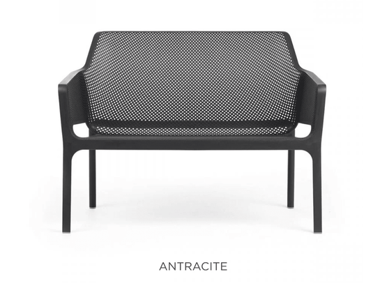 Net Bench Outdoor 2-Seater - Custom Wood DesignsAntracite Nardi outdoor 2-seater net bench with sleek design, ideal for patio or garden seating.Nrdi Bench Outdoor24575207593559Antracite