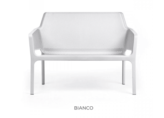 Net Bench Outdoor 2-Seater - Custom Wood DesignsNardi Bianco Net Bench outdoor 2-seater made of durable outdoor furniture with white finish, ideal for garden or patio seating.Nrdi Bench Outdoor24575207460791Bianco