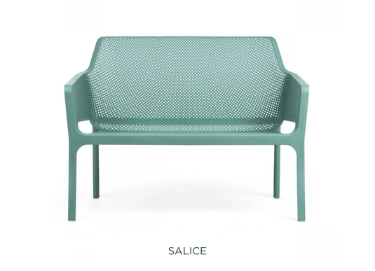 Net Bench Outdoor 2-Seater - Custom Wood DesignsOutdoor Nardi Net Bench 2-seater made of durable outdoor materials, featuring a sleek design with a woven net backrest.Nrdi Bench Outdoor24575207295255Salice