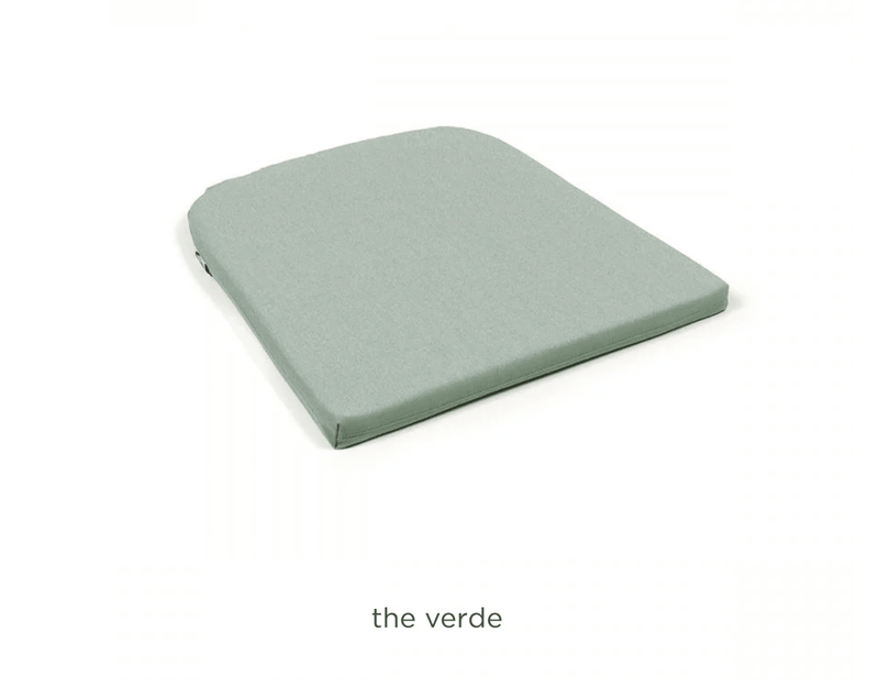 Load image into Gallery viewer, Net Chair Cushion by Nardi - Custom Wood DesignsNardi net chair cushion with green fabric and woven design, compatible with Nardi patio chairs for outdoor comfort.Nardi Chair Net Cushion Accessories24575208183831The Verde
