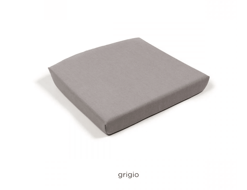Load image into Gallery viewer, Net Relax Cushion by Nardi – Outdoor Lounge Cushion Ireland &amp; UK - Custom Wood DesignsGray Net Relax cushion by Nardi for outdoor lounge seating, designed for Net Nardi patio furniture.Cushion For Net Nardi24575209713367Grigio
