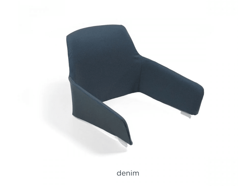 Load image into Gallery viewer, Net Relax Shell Cushion by Nardi - Custom Wood DesignsNardi Net Relax Shell Cushion in denim fabric, designed for outdoor patio furniture, featuring a plush and supportive cushion.Nardi Net Cushion Net Accessories24575209214647Denim
