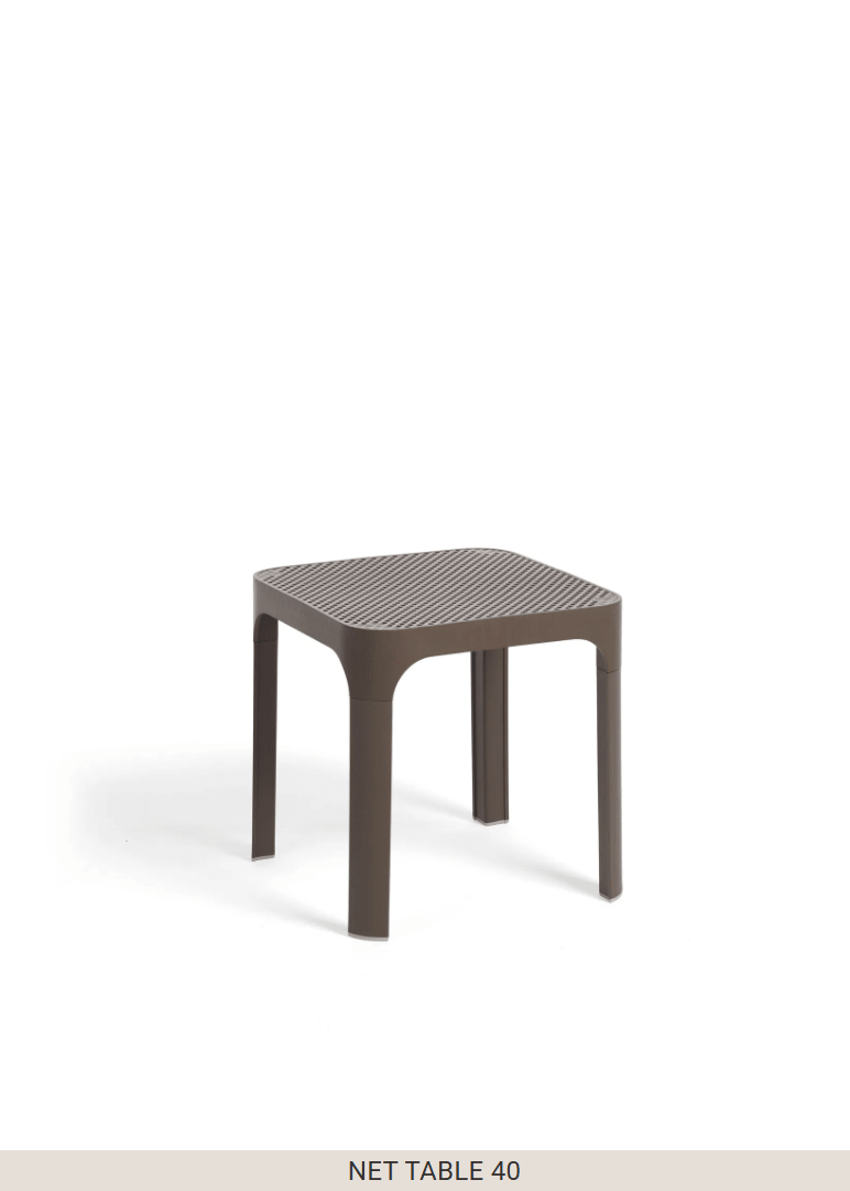 Load image into Gallery viewer, Net Table 40 Outdoor Side Table - Custom Wood DesignsNardi Net Table 40 outdoor side table in tobacco color, suitable for patio furniture and outdoor use.Nardi Table Outdoor24575203404471Tabacco

