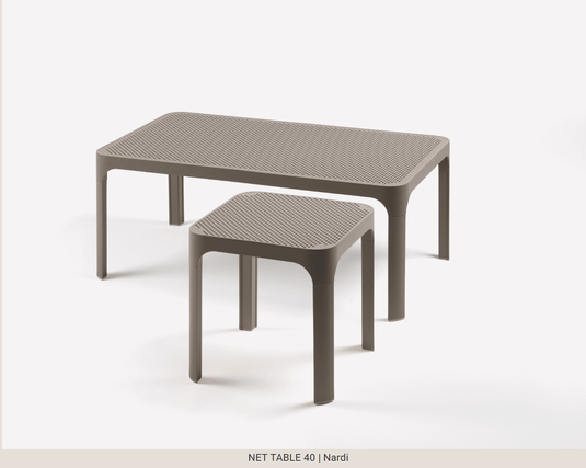 Net Table 40 Outdoor Side Table - Custom Wood DesignsNardi Net Table 40 outdoor side table in tortora color, designed for patio furniture, suitable for outdoor use.Nardi Table Outdoor24575203404471Tabacco