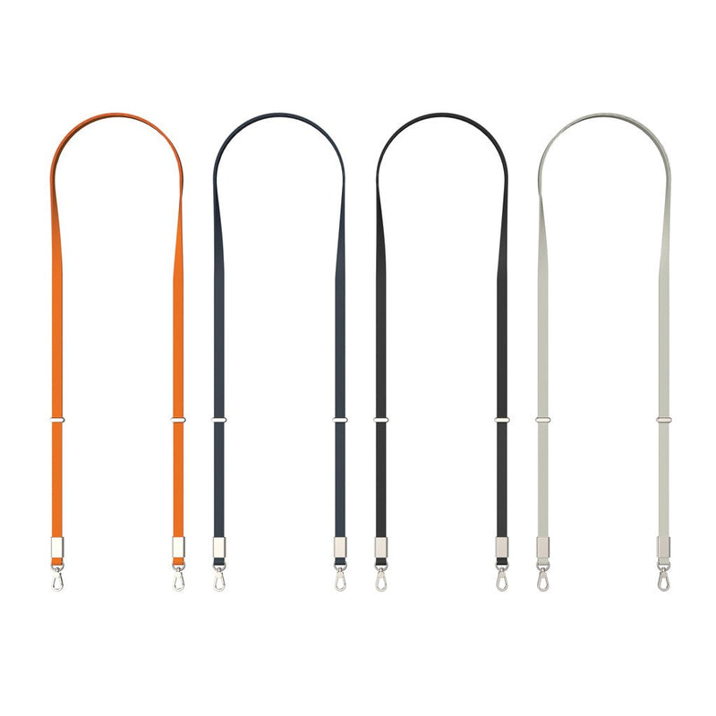Load image into Gallery viewer, XD Xclusive Nivo RCS recycled PET crossbody lanyard with custom wood design, suitable for phone and tablet accessories.
