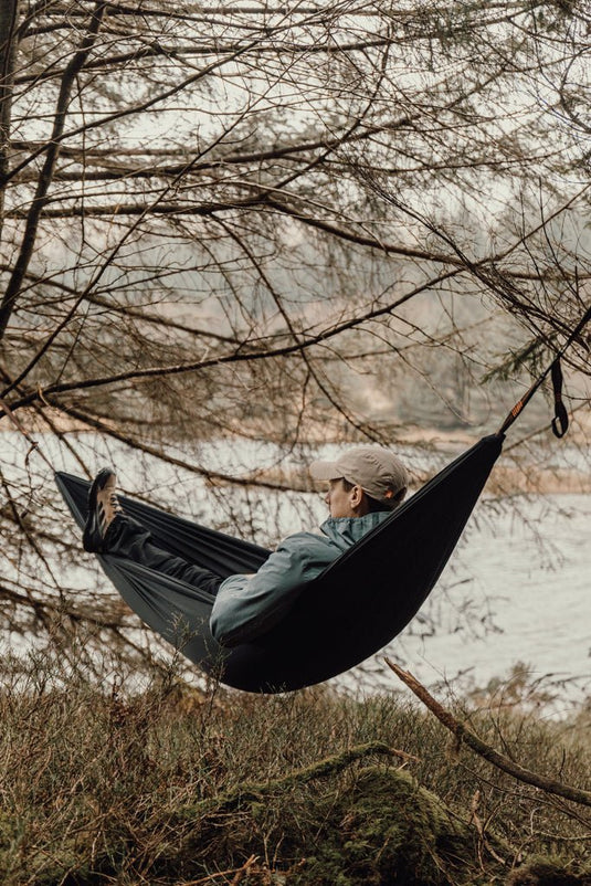 Nordic Drift GRS Trail outdoor Hammock - Custom Wood DesignsNordic Drift GRS Trail outdoor hammock hanging between trees, lightweight and durable for camping and relaxing outdoors.OutdoorND150.0101Nylon,Polyesterblack