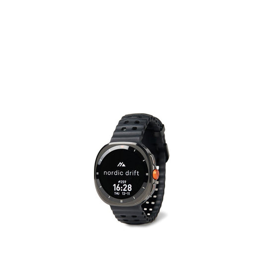 Nordic Drift Titan High performance Watch - Custom Wood DesignsNordic Drift Titan high-performance watch with sleek black design, displayed on a phone or tablet accessory.Phone & Tablet accessoriesND430.0001Metal,ABSblack
