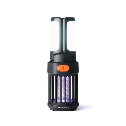 Nordic Drift Titan Portable mosquito repellent camping light - Custom Wood DesignsNordic Drift Titan portable mosquito repellent camping light attached to a phone, with a compact design and LED illumination.Phone & Tablet accessoriesND430.0301ABSblack