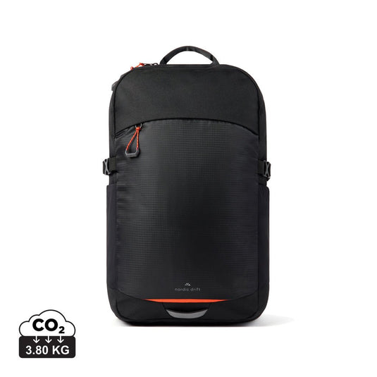 Nordic Drift Trail RCS daypack 16L - Custom Wood DesignsNordic Drift Drift Trail RCS 16L daypack in black, with multiple compartments and adjustable straps for outdoor travel and daily use.Bags & TravelND200.0201rPET,rPETblack