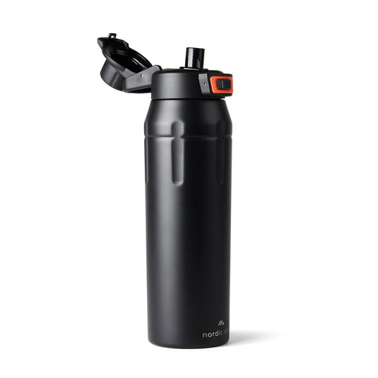 Nordic Drift Trail RCS Insulated Lockable Sports Bottle - Custom Wood DesignsNordic Drift insulated lockable sports bottle in black with a sleek design, featuring a secure cap and durable drinkware for active use.DrinkwareND310.0101Recycled Stainless steel,Polypropyleneblack