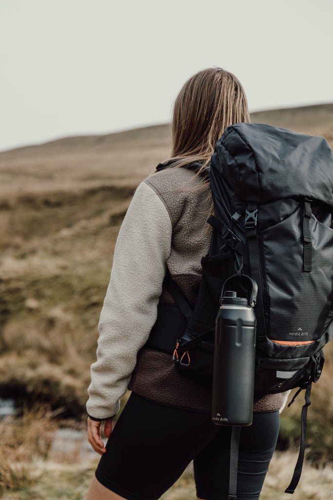 Load image into Gallery viewer, Nordic Drift Trail RCS Insulated sports bottle 940ml - Custom Wood DesignsNordic Drift insulated 940ml sports bottle with a sleek design, ideal for hydration on the go, made of durable drinkware material.DrinkwareND310.0001Recycled Stainless steel,Polypropyleneblack
