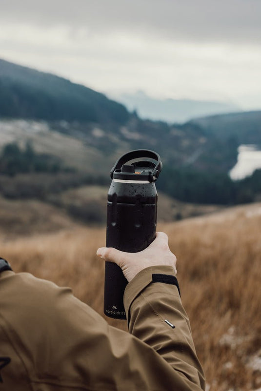 Nordic Drift Trail RCS Insulated sports bottle 940ml - Custom Wood DesignsNordic Drift Trail RCS insulated sports bottle in 940ml, black drinkware with a sleek design for outdoor activities and hydration.DrinkwareND310.0001Recycled Stainless steel,Polypropyleneblack