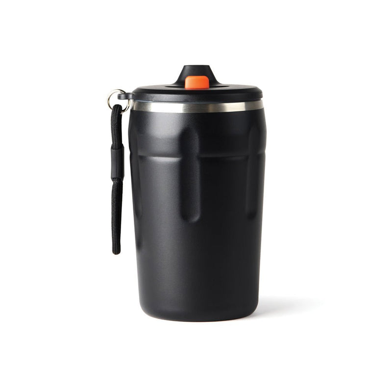 Load image into Gallery viewer, Nordic Drift Trail RCS Lockable And Leakproof Coffee Mug 350 - Custom Wood DesignsNordic Drift lockable leakproof coffee mug with 350ml capacity, made of durable drinkware material, shown with a secure lid.DrinkwareND310.0201Recycled Stainless steel,Polypropyleneblack
