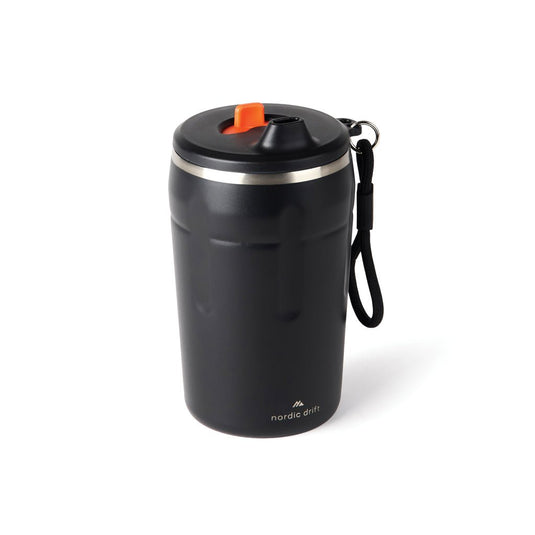 Nordic Drift Trail RCS Lockable And Leakproof Coffee Mug 350 - Custom Wood DesignsNordic Drift 350ml leakproof coffee mug with lockable lid, black drinkware, durable and stylish for travel or daily use.DrinkwareND310.0201Recycled Stainless steel,Polypropyleneblack