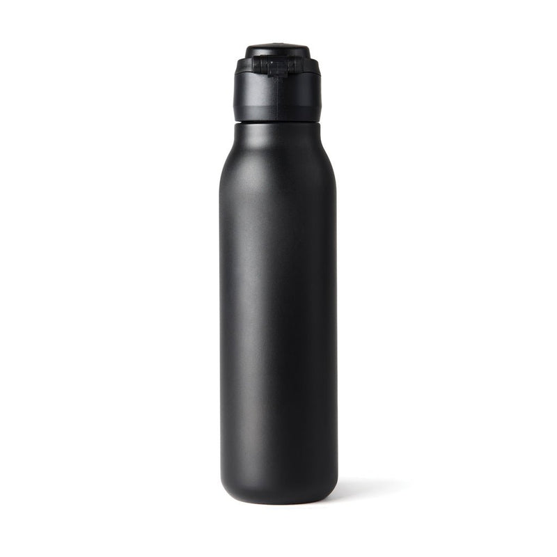 Load image into Gallery viewer, Nordic Drift Trail RCS Single Wall Water Bottle 750ml - Custom Wood DesignsNordic Drift RCS 750ml single wall water bottle, blue drinkware with a sleek design and secure lid.DrinkwareND310.0301Recycled Stainless steelblack
