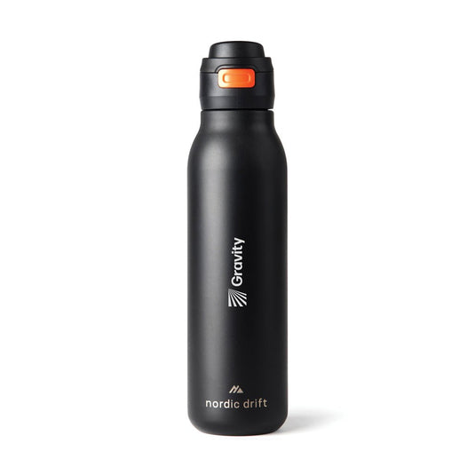 Nordic Drift Trail RCS Single Wall Water Bottle 750ml - Custom Wood DesignsNordic Drift RCS 750ml single wall water bottle, drinkware with a sleek design, ideal for staying hydrated on the goDrinkwareND310.0301Recycled Stainless steelblack