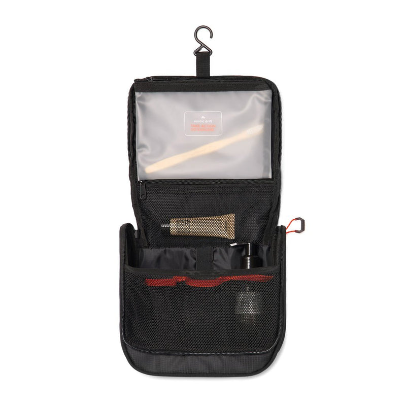 Load image into Gallery viewer, Nordic Drift Trail RCS toiletry bag 3L - Custom Wood DesignsNordic Drift Trail RCS toiletry bag in black, 3L, made of durable fabric, with zipper closure and compact travel design.Bags &amp; TravelND200.0301rPET,rPETblack
