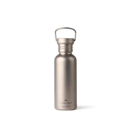 Nordic Drift Trail Ultra Light Titanium 600ml Water Bottle - Custom Wood DesignsNordic Drift Ultra Light Titanium 600ml water bottle for outdoor and travel use, featuring a sleek, durable design.DrinkwareND340.0002Titanium,Polypropylenesilver
