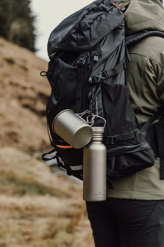 Nordic Drift Trail Ultra Light Titanium 600ml Water Bottle - Custom Wood DesignsNordic Drift ultra light titanium 600ml water bottle with a sleek, durable design for outdoor hydration and active lifestyles.DrinkwareND340.0002Titanium,Polypropylenesilver