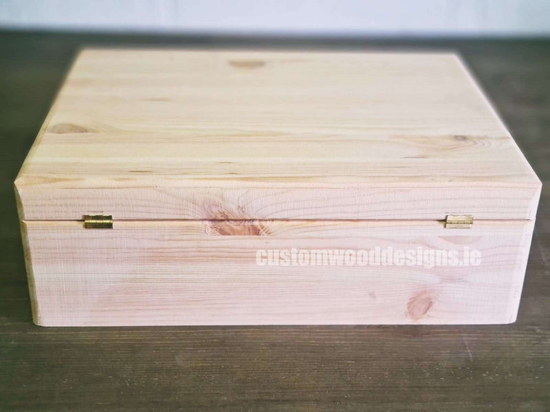 Load image into Gallery viewer, Pine Box MPB2 Custom Wood Designs one-plain-box-pine-box-mpb2-49180132376919
