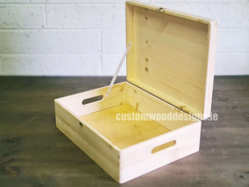 Load image into Gallery viewer, Pine Box MPB2 Custom Wood Designs one-plain-box-pine-box-mpb2-53612226576727
