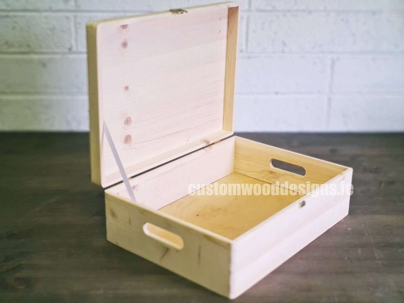 Load image into Gallery viewer, Pine Box MPB2 Custom Wood Designs one-plain-box-pine-box-mpb2-53612227428695
