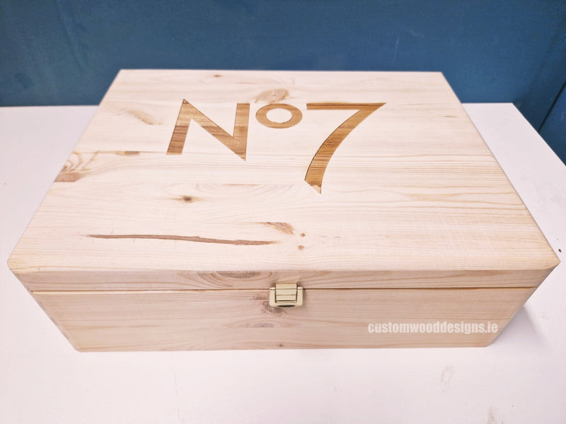 Load image into Gallery viewer, Pine Box MPB2 Custom Wood Designs one-plain-box-pine-box-mpb2-53612233097559
