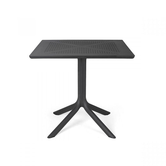 Nardi Clip 80 Outdoor Table ANTRACITE outdoor furniture Custom Wood Designs Outdoor outdoor-furniture-bianco-nardi-clip-80-outdoor-table-53613100106071