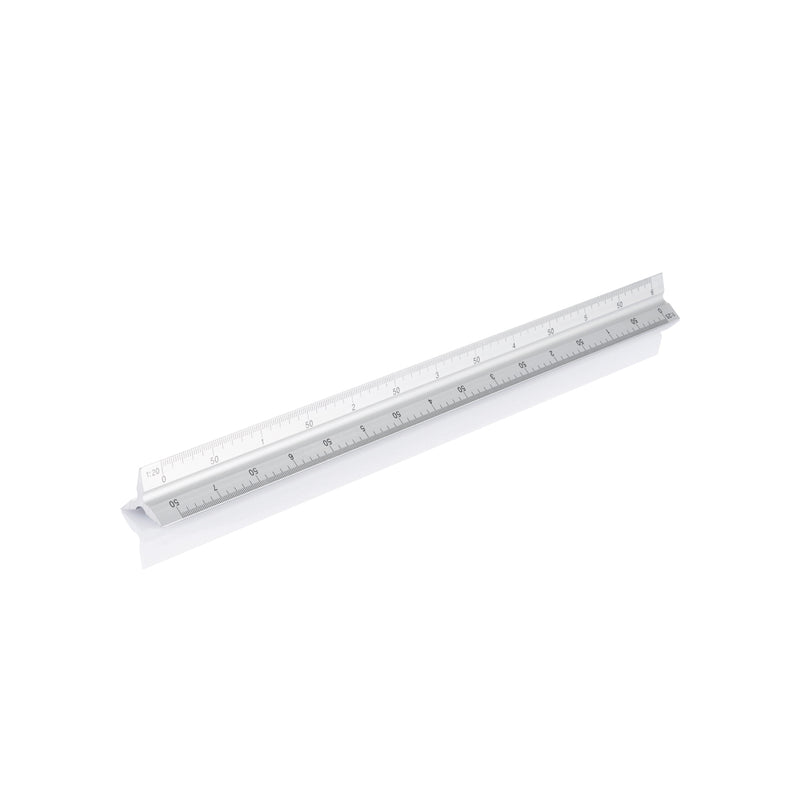 Load image into Gallery viewer, Aluminium 30cm triangle ruler from XD Collection, versatile tools for accurate measurements and drafting.
