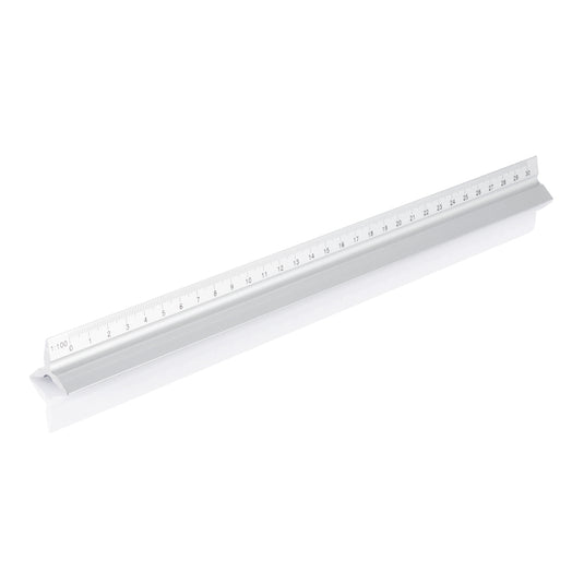 Aluminium 30cm triangle ruler from XD Collection, a precision measuring tool for geometry and drafting tasks.