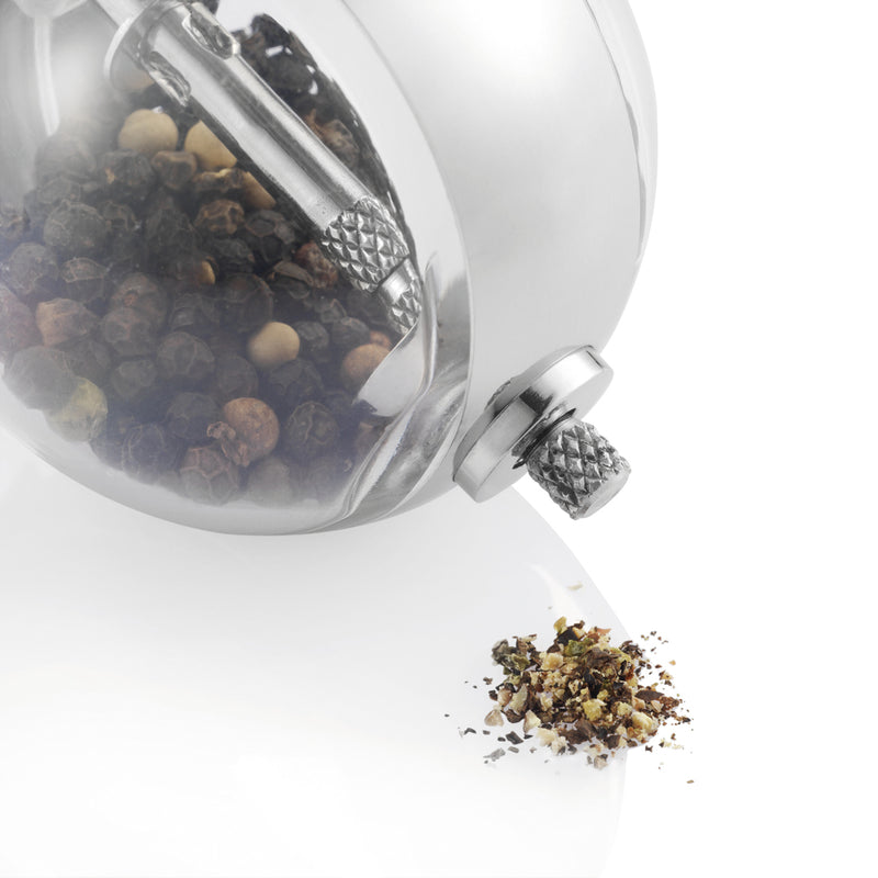 Load image into Gallery viewer, XD Design Planet pepper and salt set for home and living, featuring stylish, round ceramic containers with matching lids.
