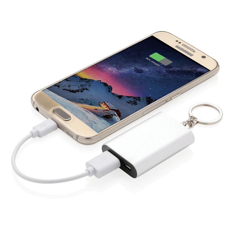 Load image into Gallery viewer, 1.000 mAh keychain powerbank - Custom Wood Designs
