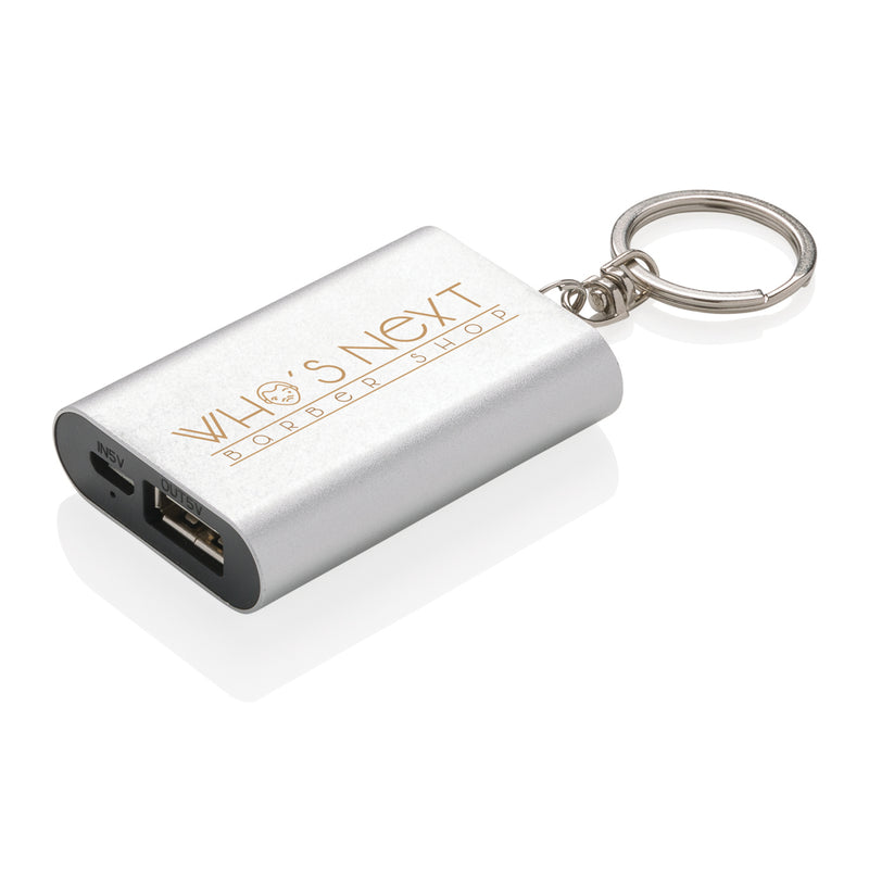 Load image into Gallery viewer, 1.000 mAh keychain powerbank - Custom Wood Designs
