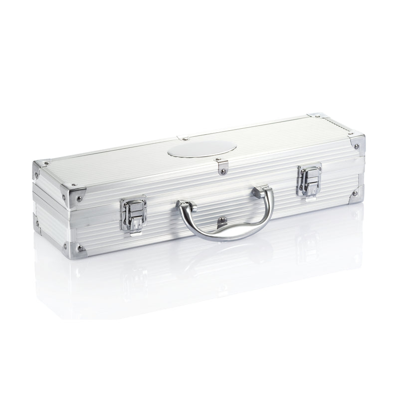 Load image into Gallery viewer, 3 pcs barbecue set in aluminium box - Custom Wood Designs
