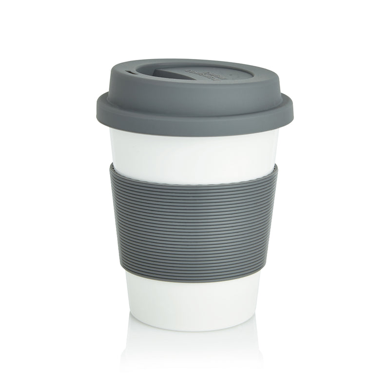 Load image into Gallery viewer, White PLA coffee cup from XD Collection, stylish drinkware with a smooth surface and eco-friendly design.
