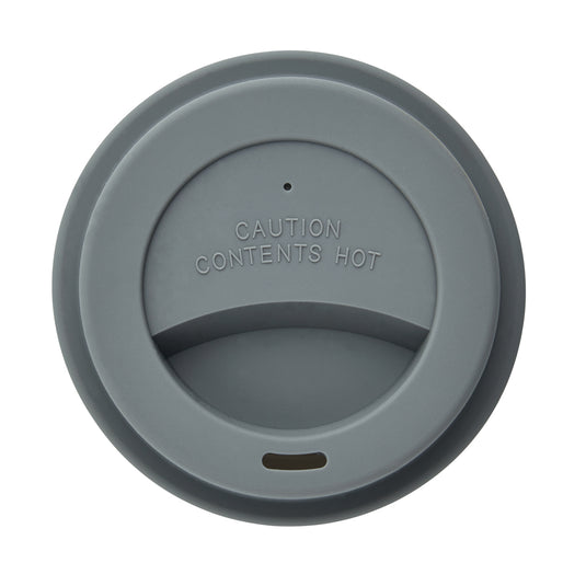 Pink PLA coffee cup from XD Collection drinkware line, showcasing a sleek, eco-friendly reusable cup with a lid.