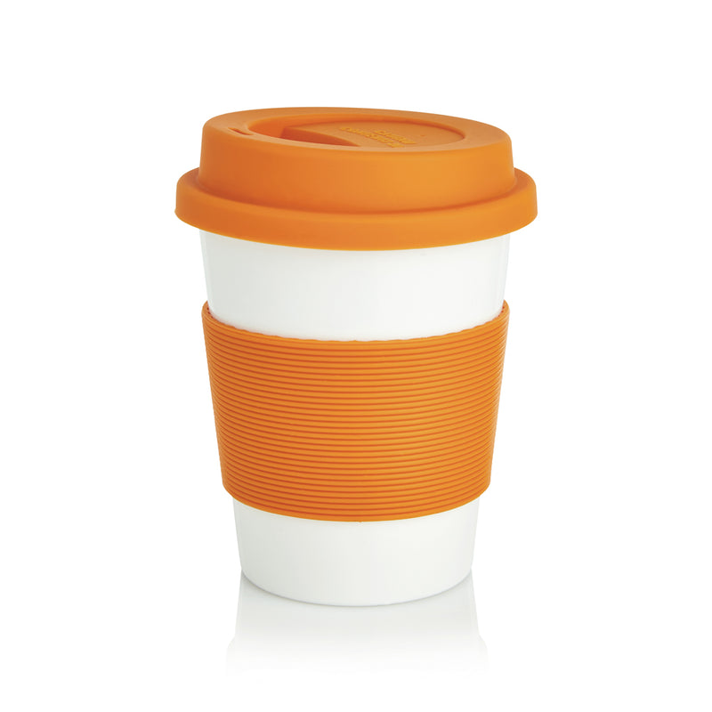 Load image into Gallery viewer, XD Collection PLA coffee cup, eco-friendly drinkware with a smooth surface and biodegradable material, suitable for hot beverages.
