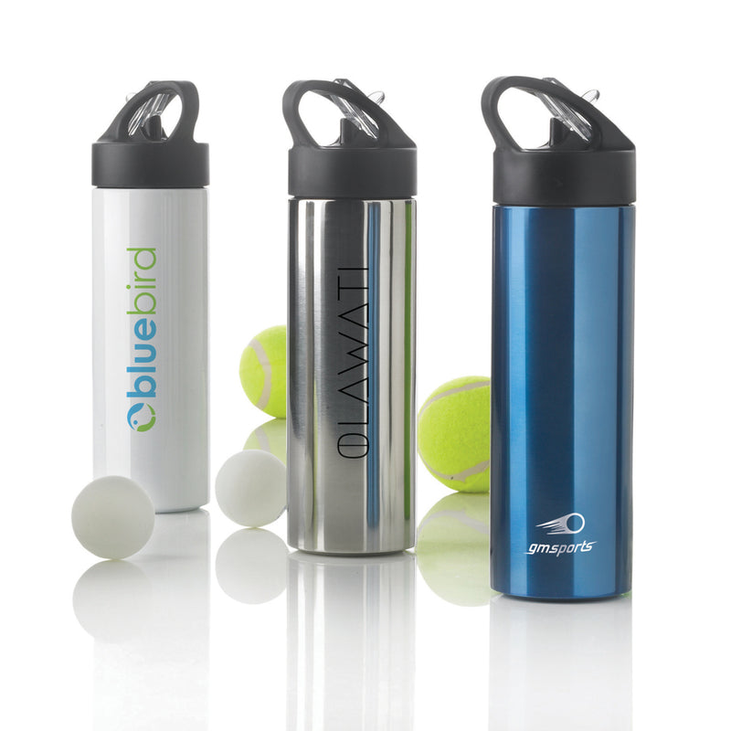 Load image into Gallery viewer, XD Xclusive sport bottle with straw, durable drinkware for active use, featuring a sleek design and spill-proof lid.
