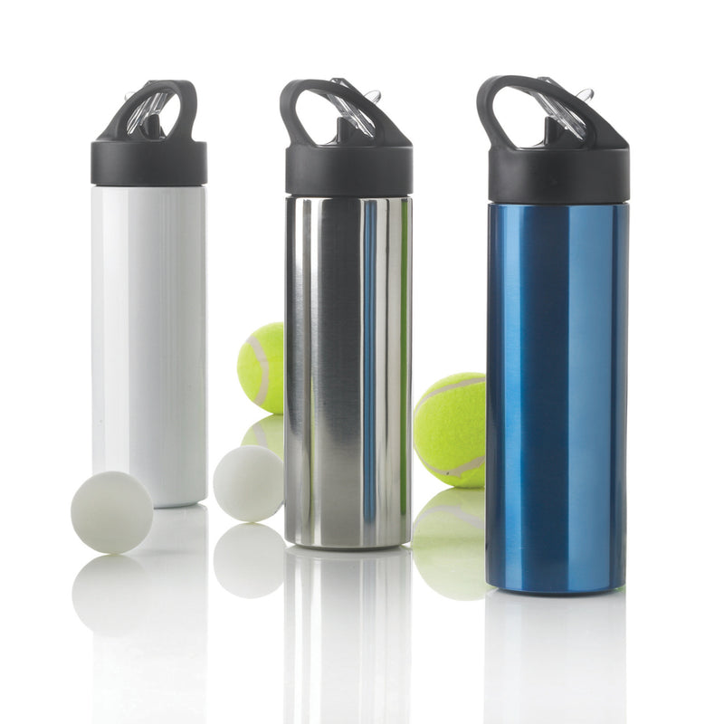 Load image into Gallery viewer, XD Xclusive sport bottle with straw, durable drinkware for hydration, featuring a spill-proof design and easy-to-use straw.
