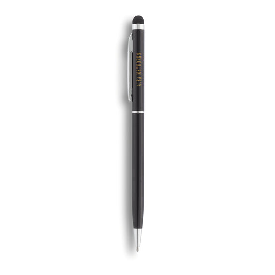 Thin metal stylus pen from XD Collection, a sleek writing instrument with a fine tip for touchscreen devices.