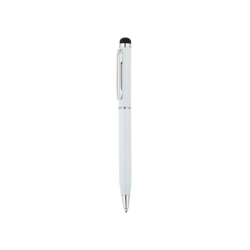 Load image into Gallery viewer, Thin metal stylus pen from XD Collection, writing instrument with sleek design and fine tip for touch screen devices.

