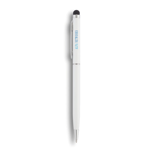 Thin metal stylus pen from XD Collection for writing and touchscreen use, with a sleek, modern design.